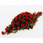 Red Rose Casket Spray
