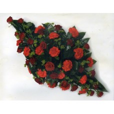 Rose and Carnation Casket Spray Rose and Carnation Casket Spray